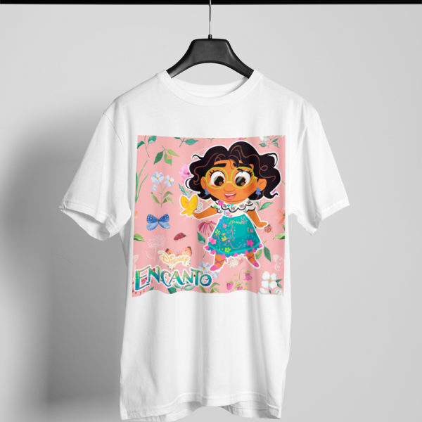 Kírsam Playera Blanca Personalizada Encanto Mirabel baby