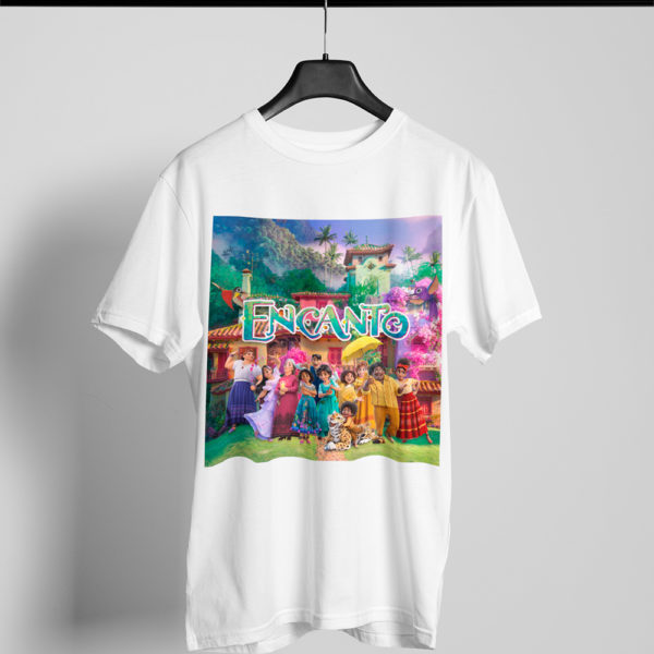 Kírsam Playera Blanca Personalizada Encanto Personajes