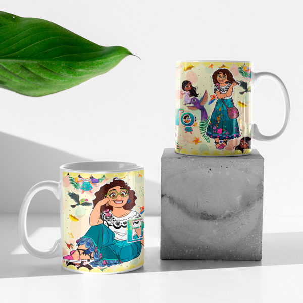 Kírsam Taza Blanca Personalizada Encanto Mirabel Isabela