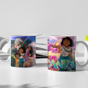 Kírsam Taza Blanca Personalizada Encanto Personajes