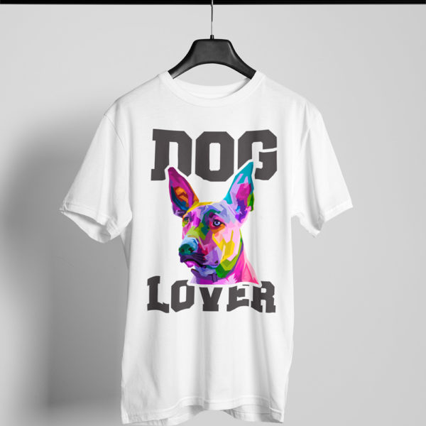 Playera blanca Dog Lover 10