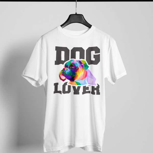 Playera blanca Dog Lover 3