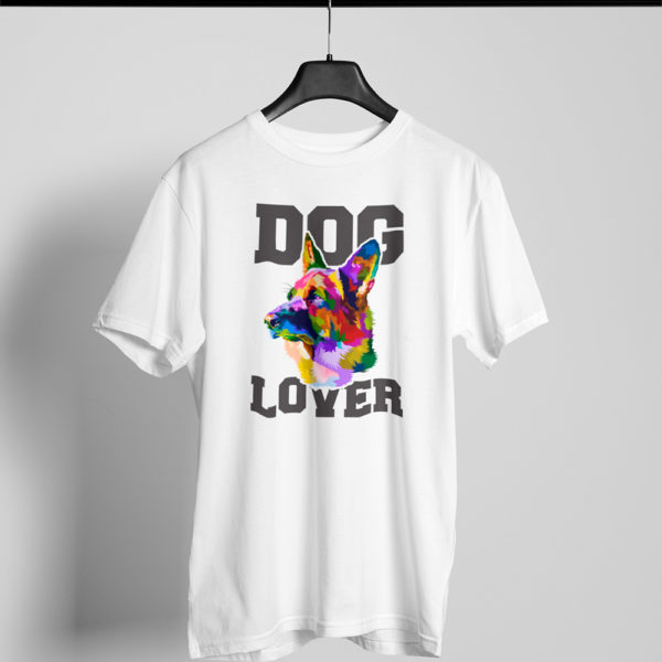 Playera blanca Dog Lover 6